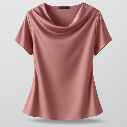 Piper | Women Draped Blouse | Casual Elegance