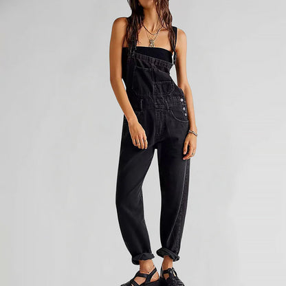 Tayla | Women Structured Denim Jumpsuit | Functional Detail