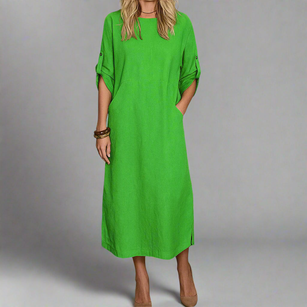 Briony | Women’s Versatile Midi Dress | Practical Chic