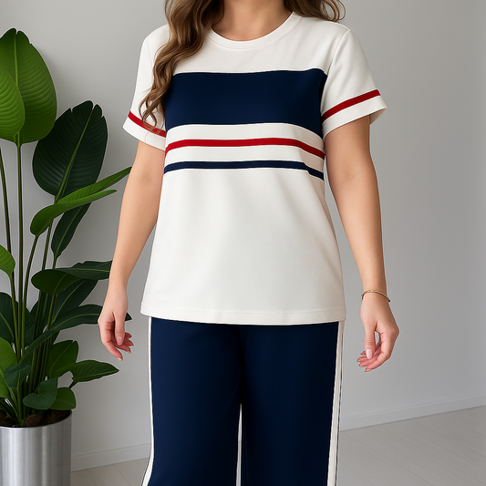 Nerida | Women Sporty-Chic Lounge Set | Effortless Style