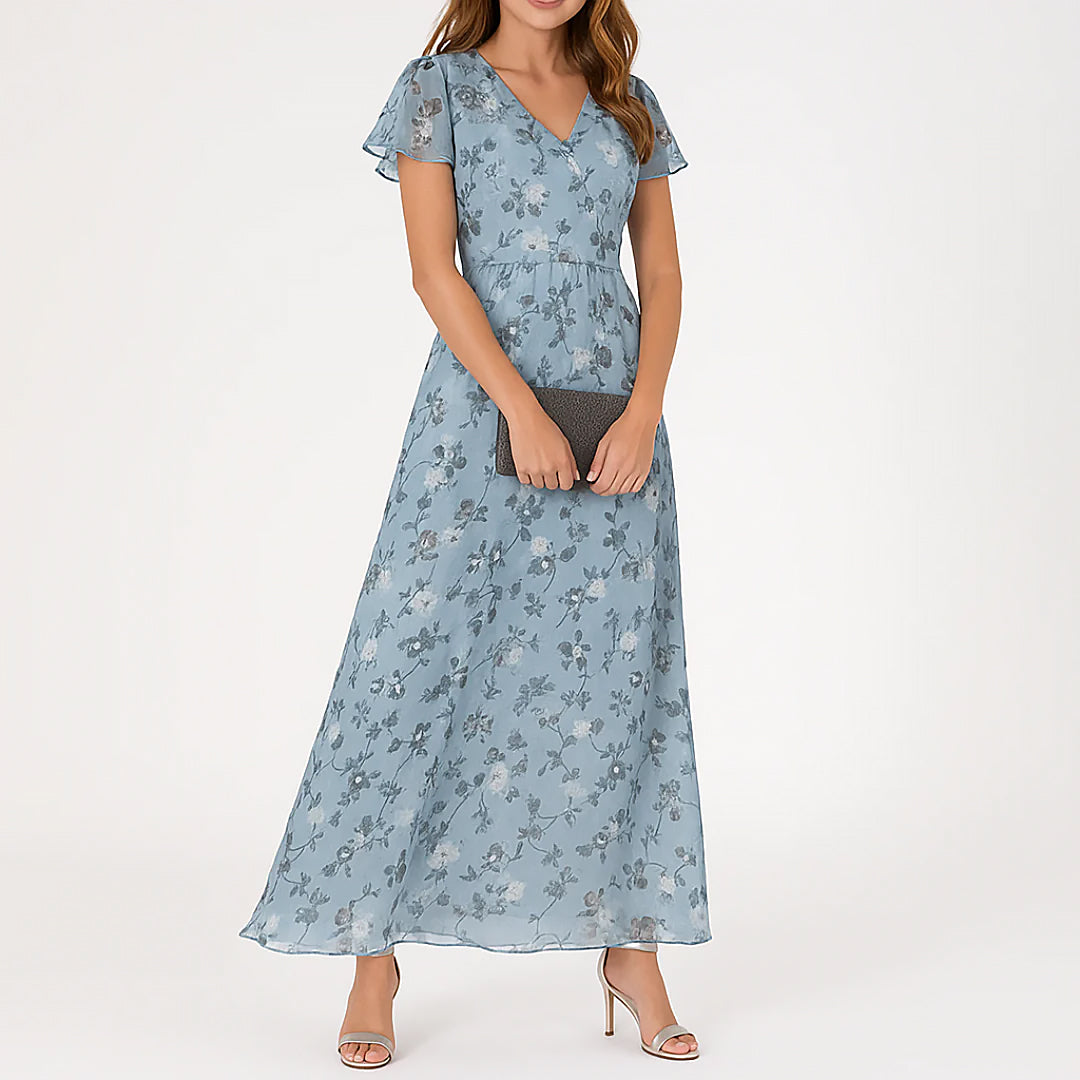 Sienna | Women Flowing Maxi Dress | Textured Fit