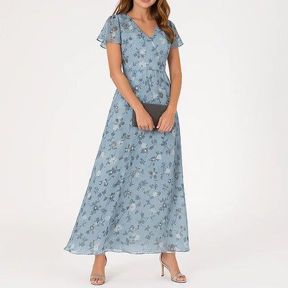 Sienna | Women Flowing Maxi Dress | Textured Fit
