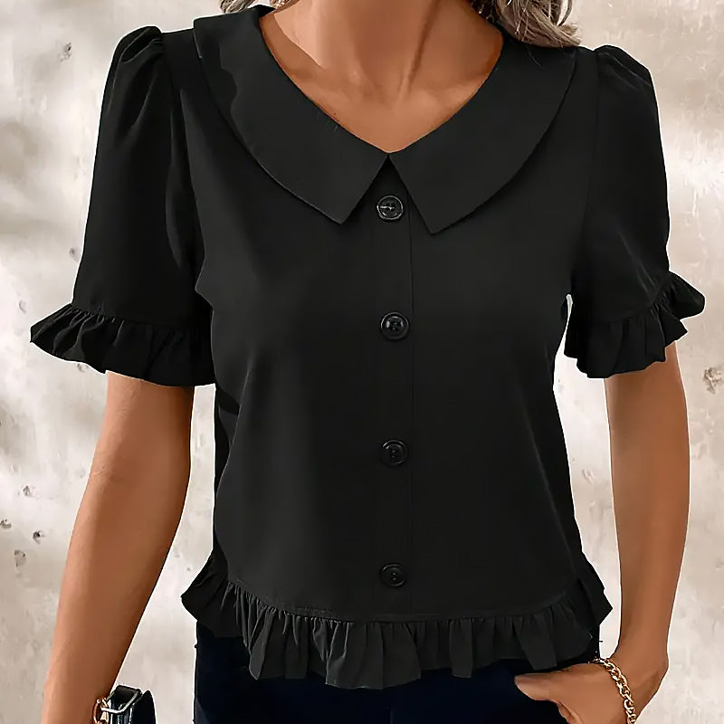 Ruby | Women Ruffle-Accent Blouse | Elegant