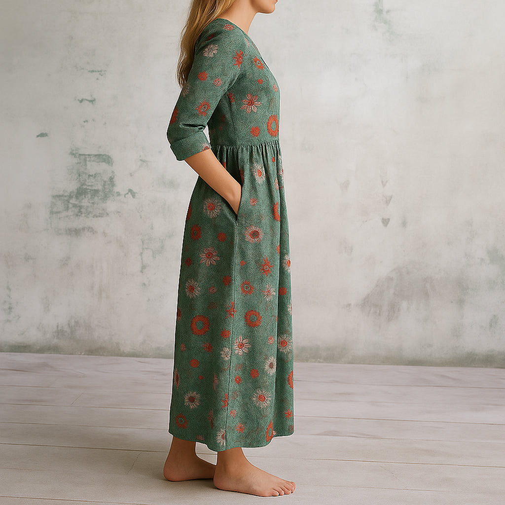 Brielle | Women Floral Maxi Dress | Casual Fit