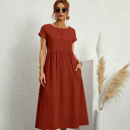 Harper | Women Breathable Midi Dress | Relaxed Fit