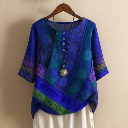 Liora | Women Patchwork Style Top | Breathable Comfort
