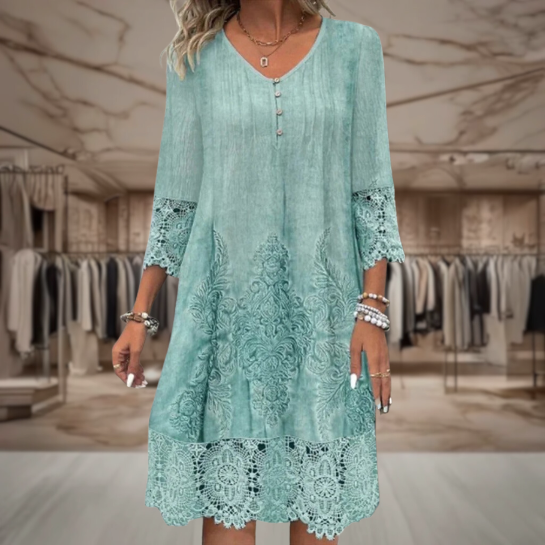 Carol - Flattering Lace Dress