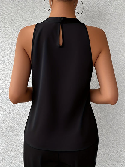 Tahlia™ | Elegant Satin Blouse With Open Shoulders