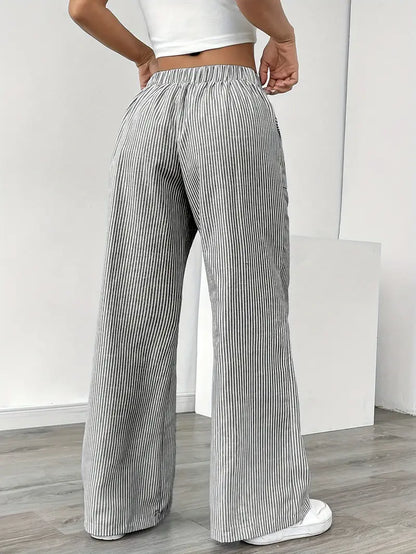Alina | Women's Striped Pants | Comfortable & Flattering