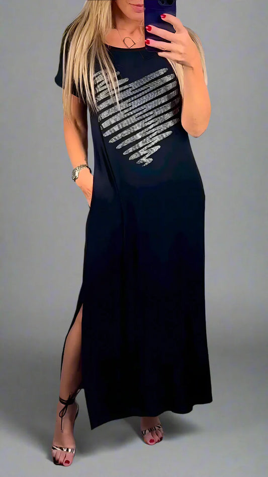 Isla | Women Printed Maxi Dress | Functional Style