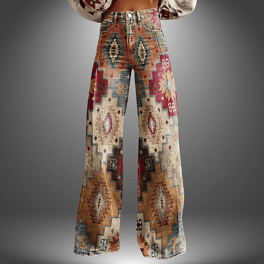 Delilah | Women Artistic Wide Pants | Bold Expression