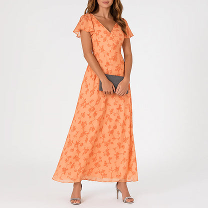 Sienna | Women Flowing Maxi Dress | Textured Fit