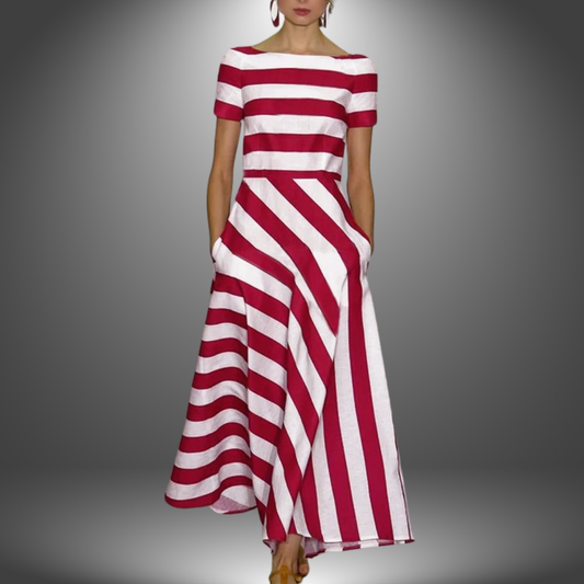Juliette | Women Casual Striped Dress | Effortless