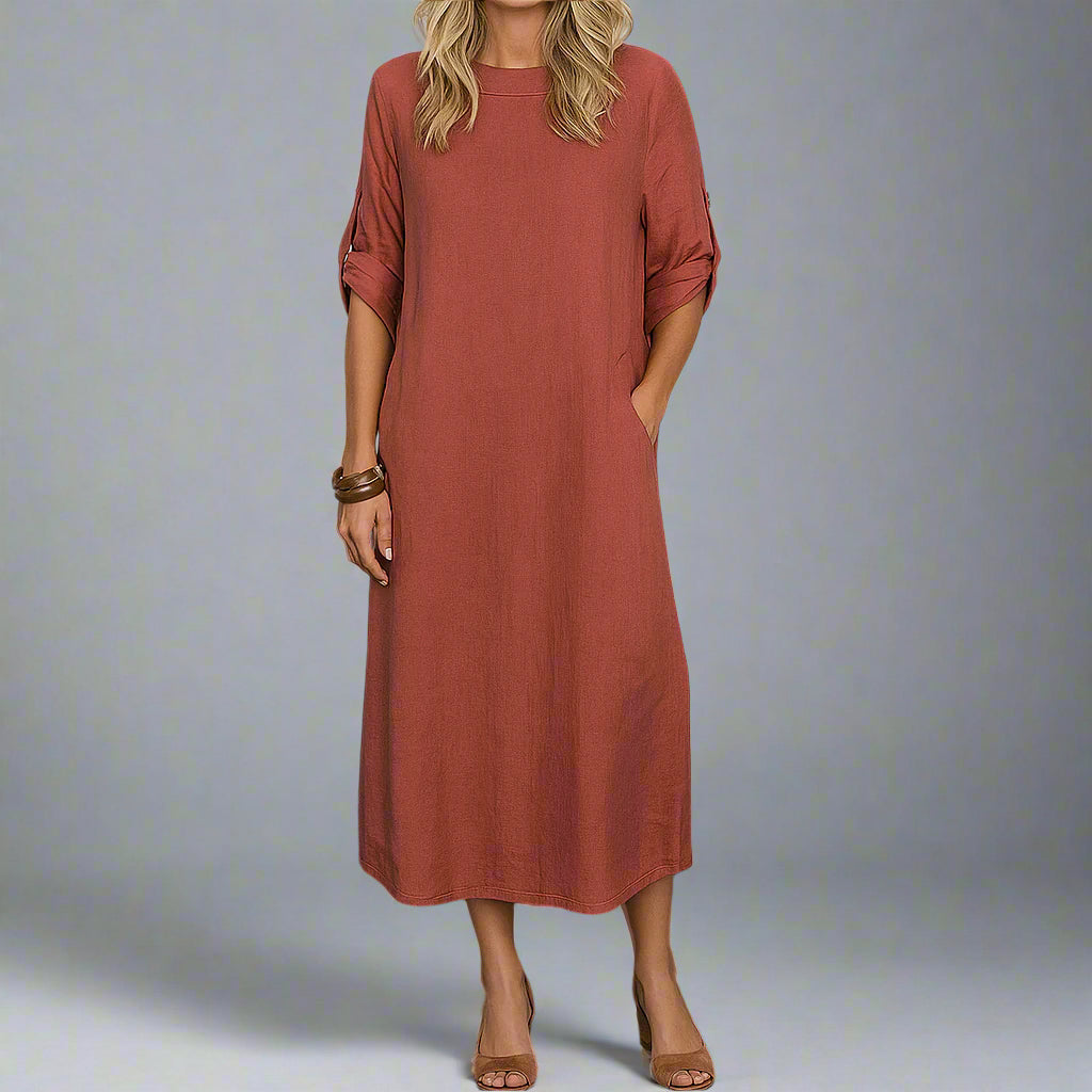 Briony | Women’s Versatile Midi Dress | Practical Chic