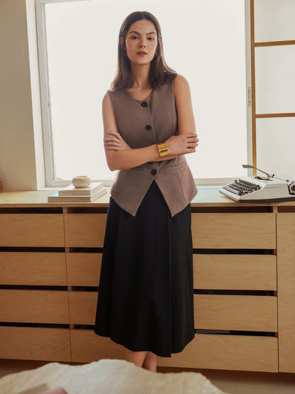 Jaine™ | Staple Waistcoat with Pockets
