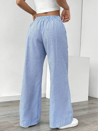 Alina | Women's Striped Pants | Comfortable & Flattering