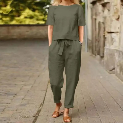 Alea - Comfortable Linen Jumpsuit