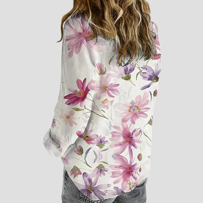 Emery | Women Floral Blouse | Breathable Versatility