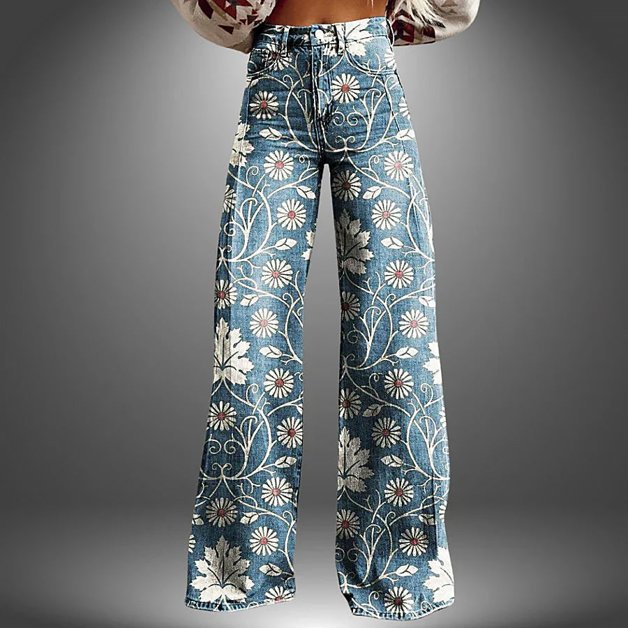 Delilah | Women Artistic Wide Pants | Bold Expression
