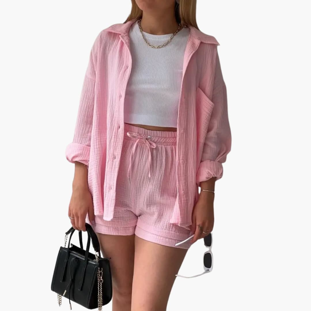 Tahlor | Women Lightweight Two-Piece Set | Chic Versatile