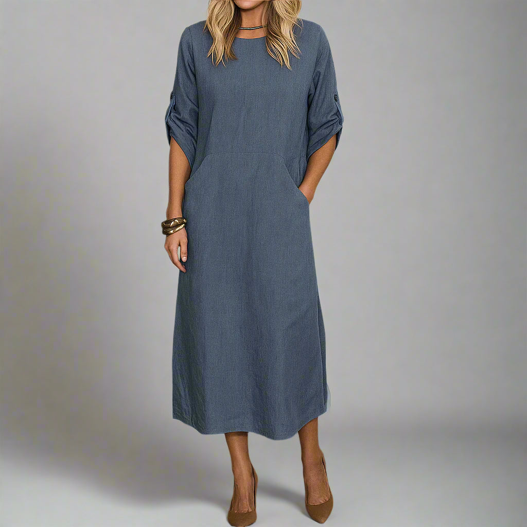 Briony | Women’s Versatile Midi Dress | Practical Chic