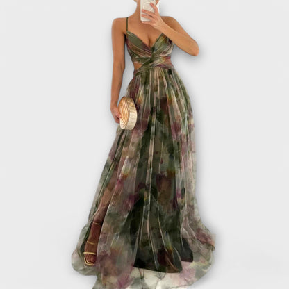 Cate™ | Maxi Dress with Fitted Bodice