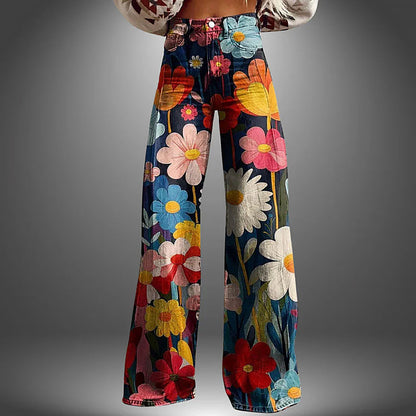 Delilah | Women Artistic Wide Pants | Bold Expression