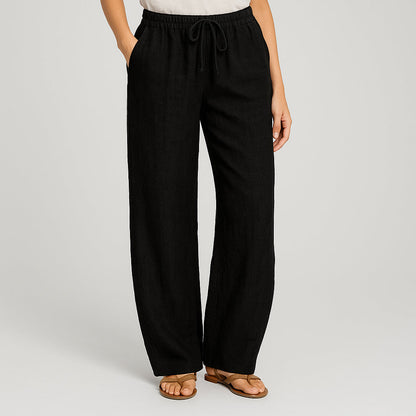 Averie | Women’s Breathable Linen Trousers | Relaxed Elegance