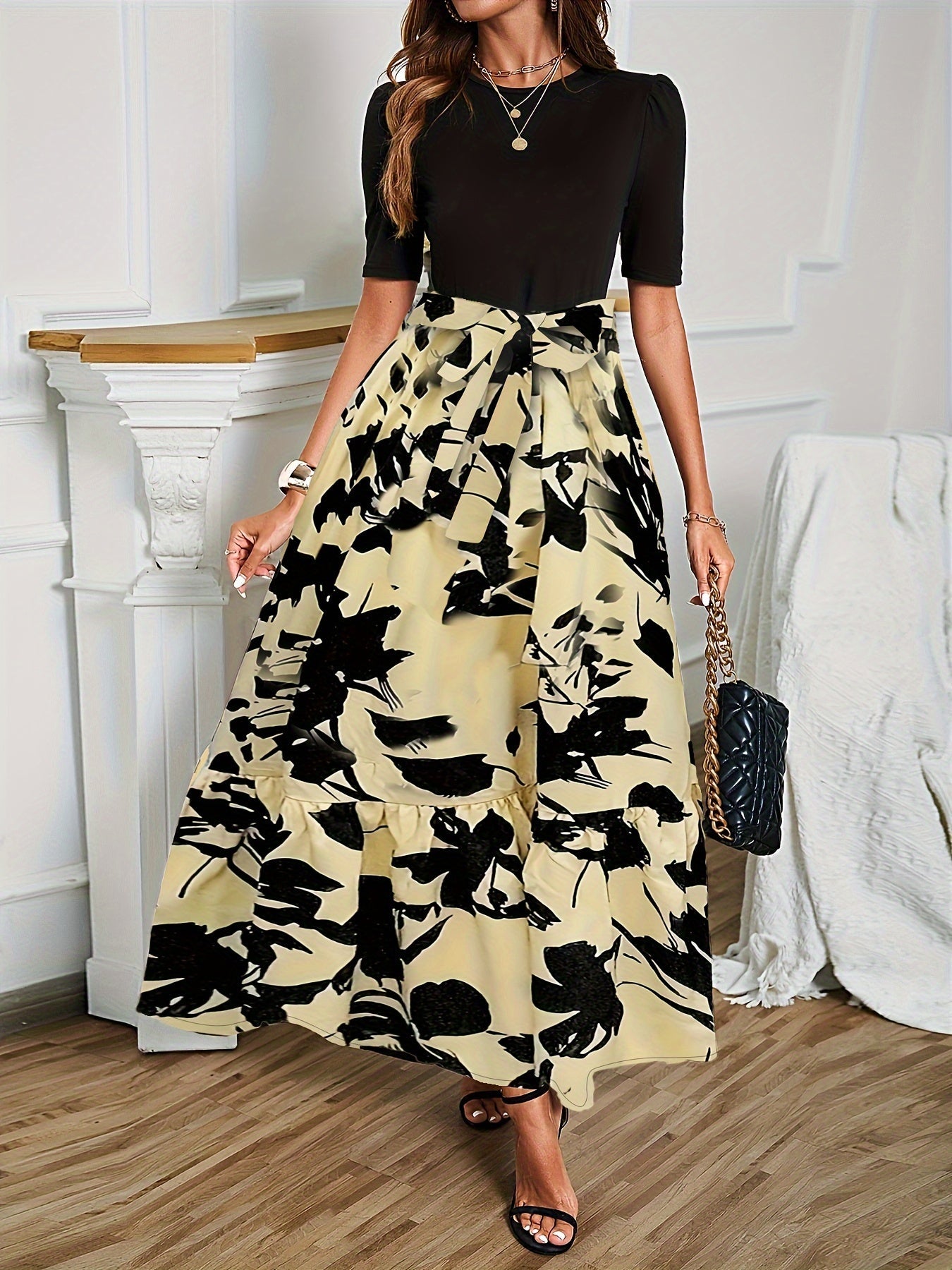 Kiara | Women’s Flowy Floral Dress | Elegant & Comfortable