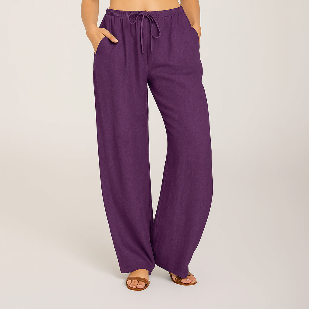 Averie | Women’s Breathable Linen Trousers | Relaxed Elegance
