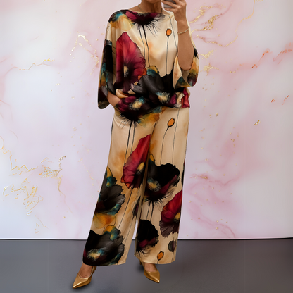 Debby™ | Satin Two-Piece Women's Set