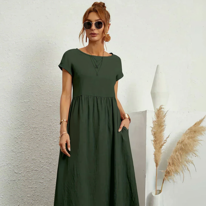 Harper | Women Breathable Midi Dress | Relaxed Fit