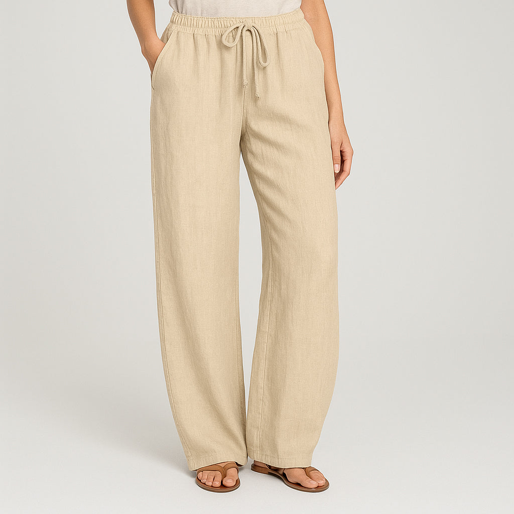 Averie | Women’s Breathable Linen Trousers | Relaxed Elegance