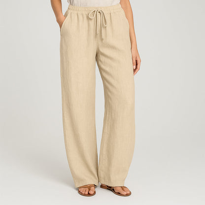 Averie | Women’s Breathable Linen Trousers | Relaxed Elegance
