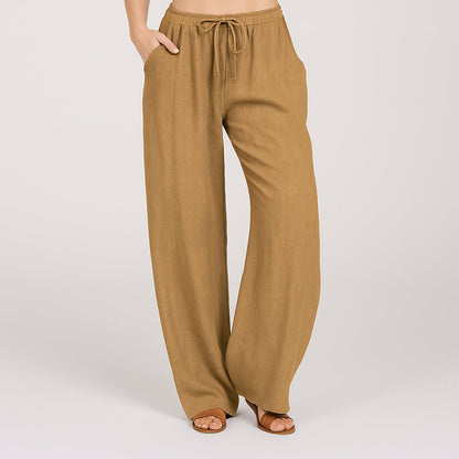 Averie | Women’s Breathable Linen Trousers | Relaxed Elegance
