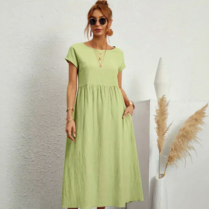 Harper | Women Breathable Midi Dress | Relaxed Fit