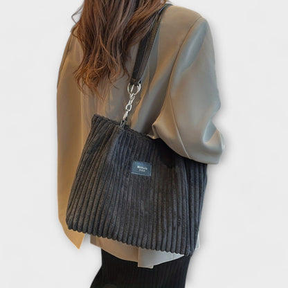 Eliza | Soft Corduroy Shoulder Bag