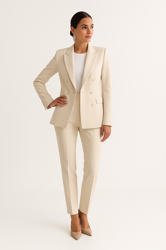 Anais | Women's Tailored Blazer & Pants Set | Elegant Comfort