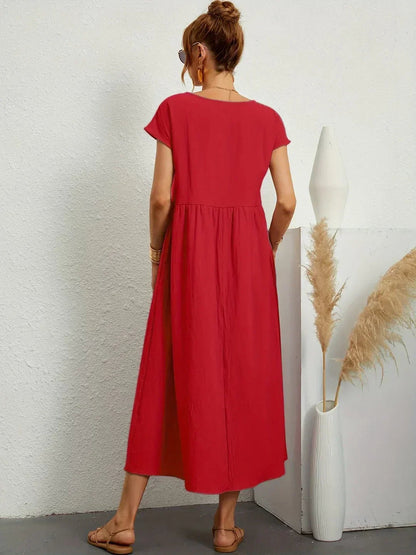 Harper | Women Breathable Midi Dress | Relaxed Fit