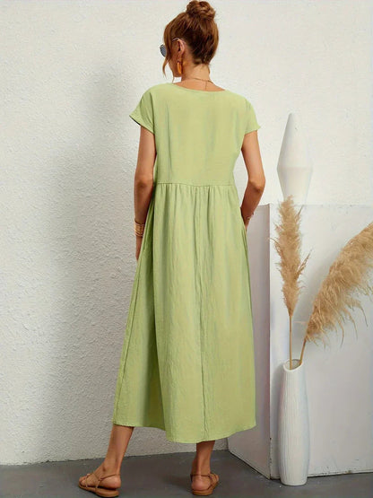 Harper | Women Breathable Midi Dress | Relaxed Fit