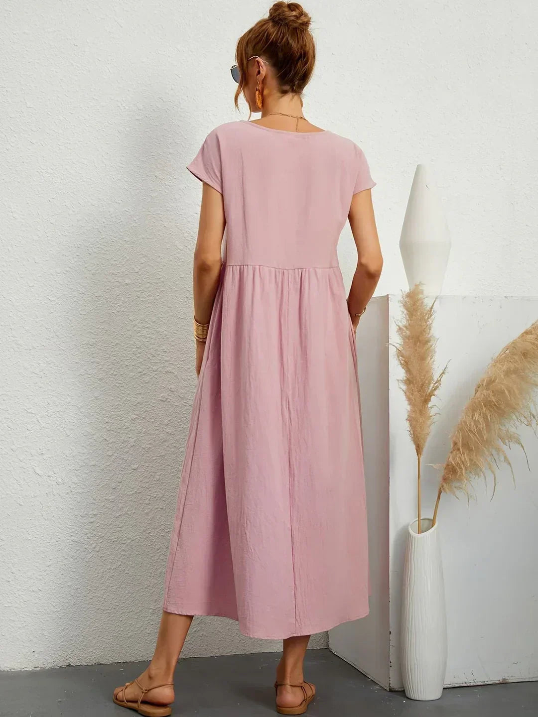 Harper | Women Breathable Midi Dress | Relaxed Fit