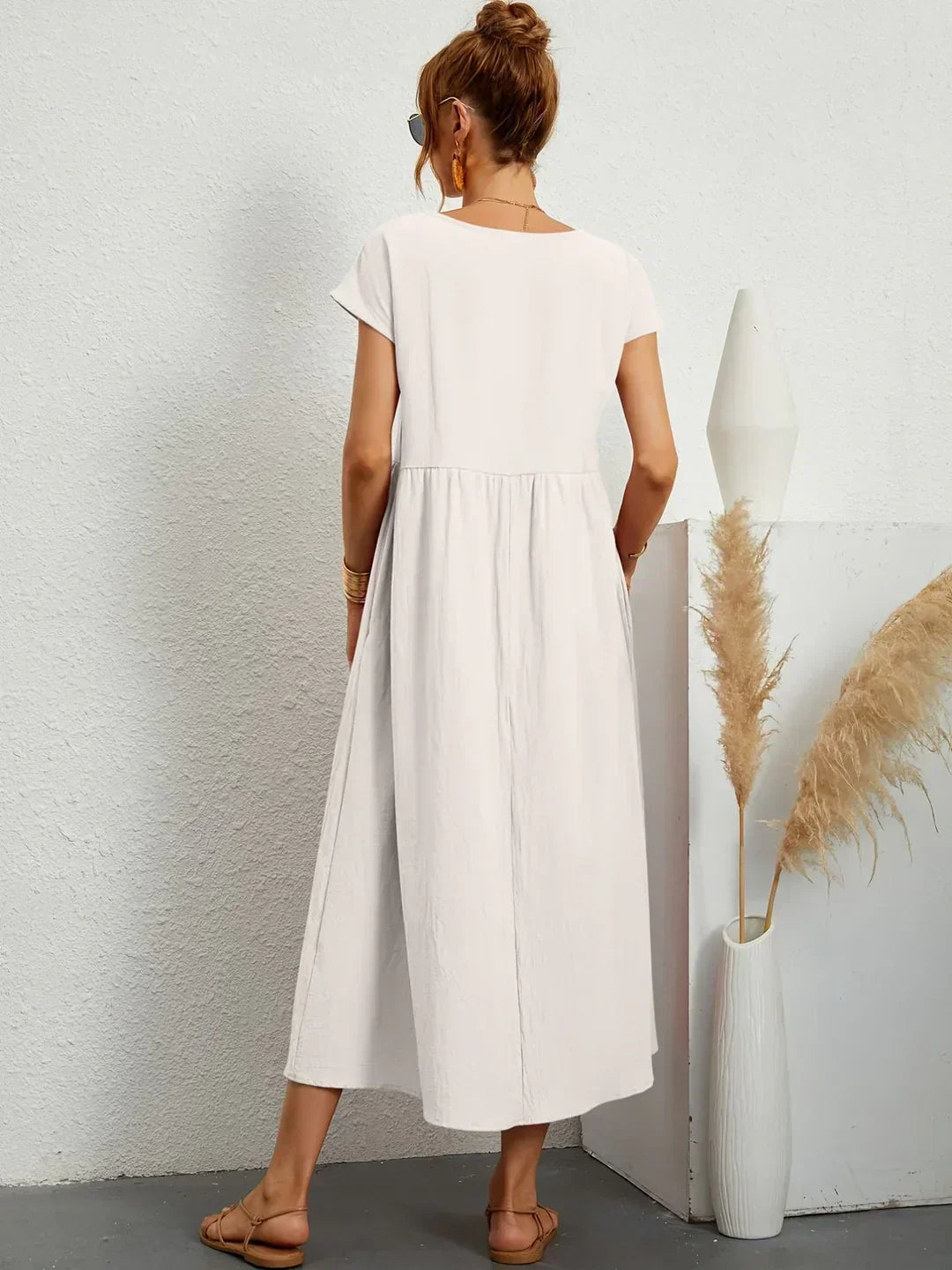 Harper | Women Breathable Midi Dress | Relaxed Fit
