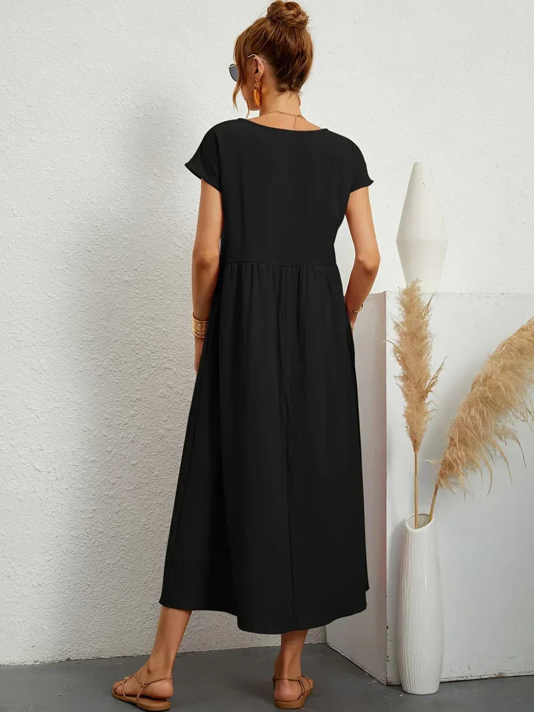 Harper | Women Breathable Midi Dress | Relaxed Fit