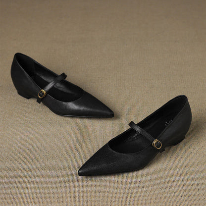 Grace - Genuine Leather Heels