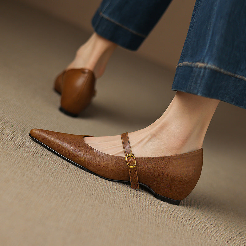 Grace - Genuine Leather Heels