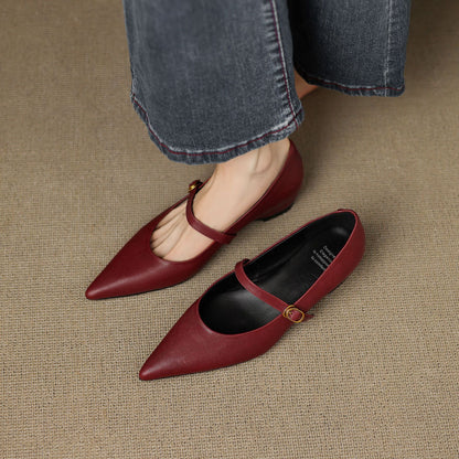 Grace - Genuine Leather Heels