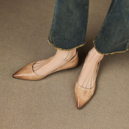 Isla - Genuine Leather Flats