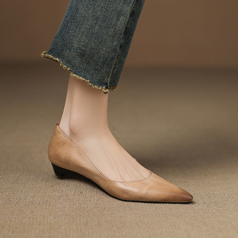 Isla - Genuine Leather Flats