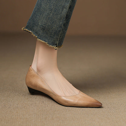 Isla - Genuine Leather Flats