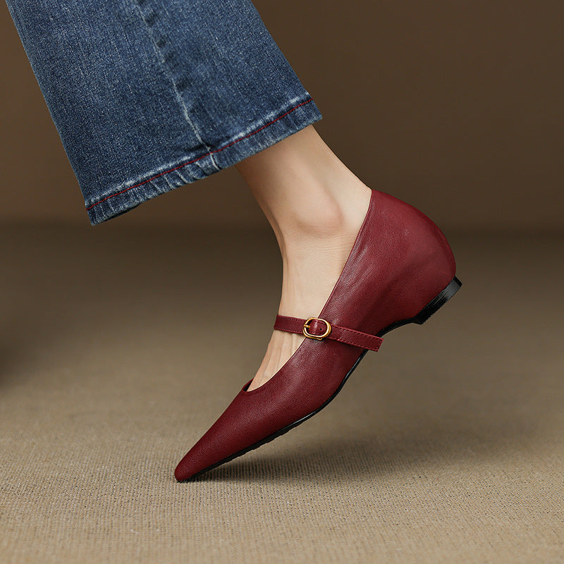 Grace - Genuine Leather Heels